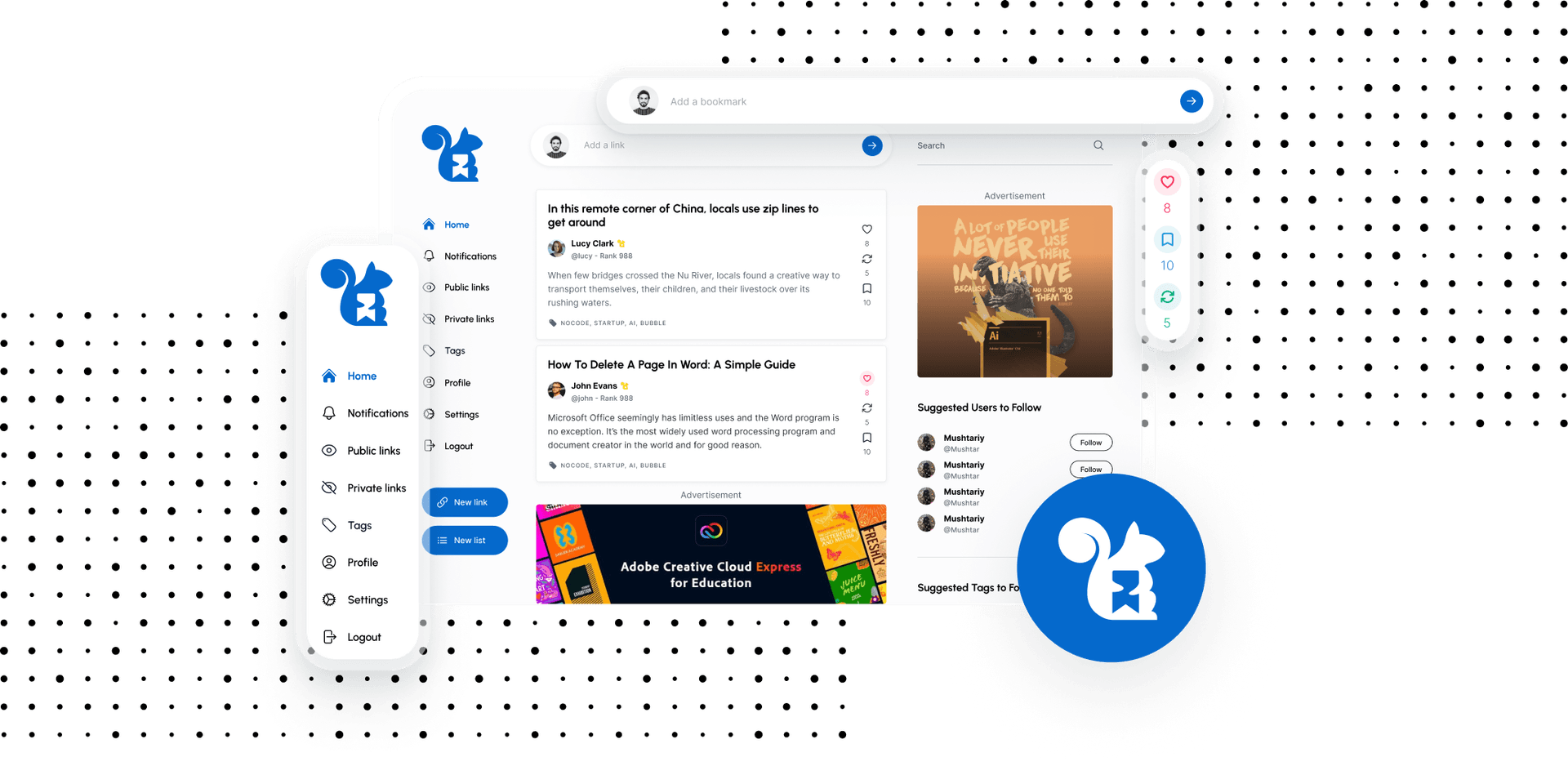 Nous avons développé une application Bubble pour des millions d'utilisateurs